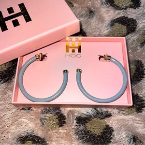 Hoo Hoops 2” Hoop Earrings - Storm Grey